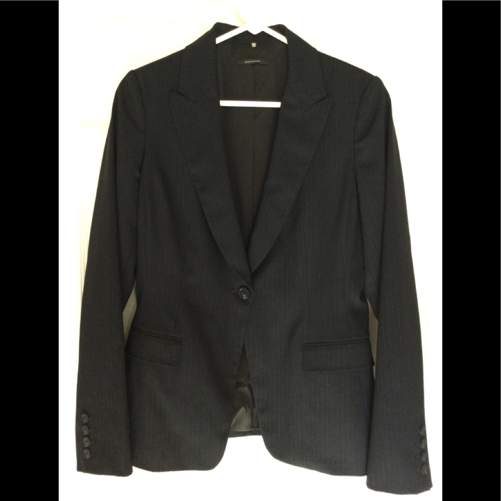 Ellie Tahari Pinstriped Blazer
